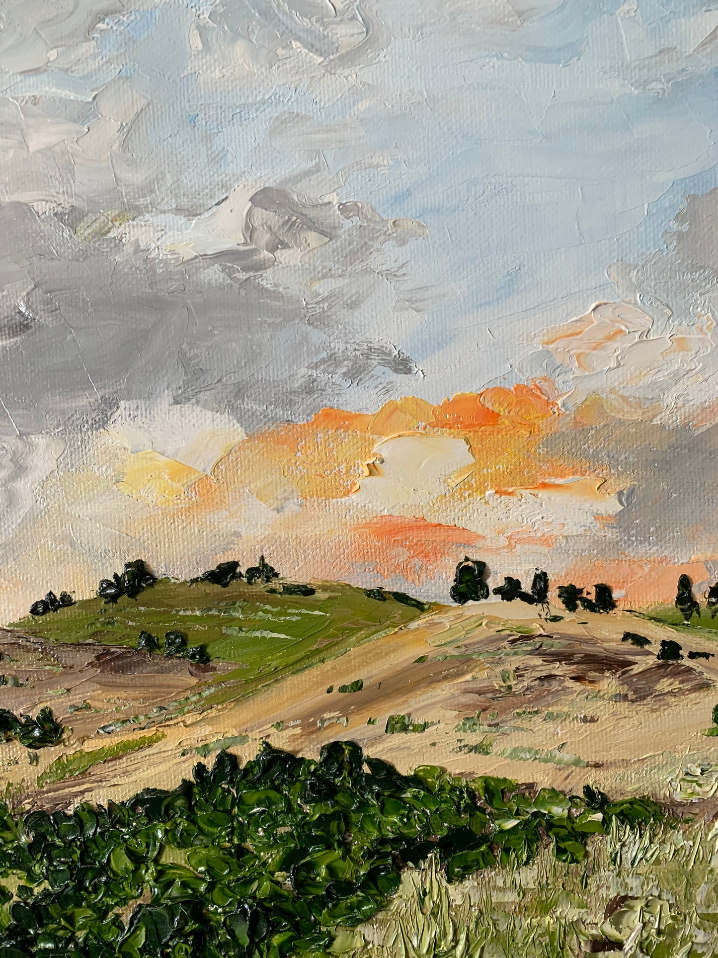 Sunset at the countryside
