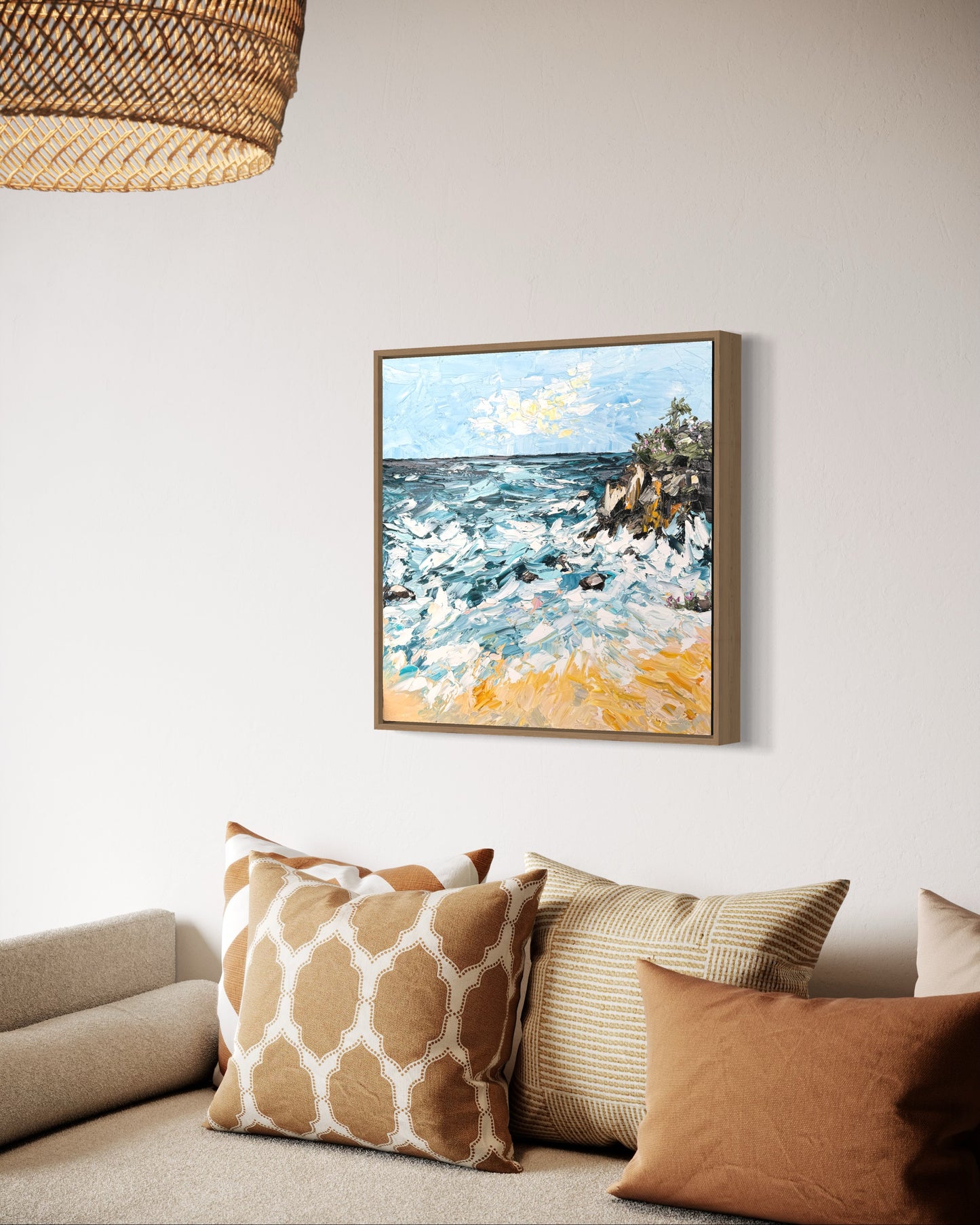The shore