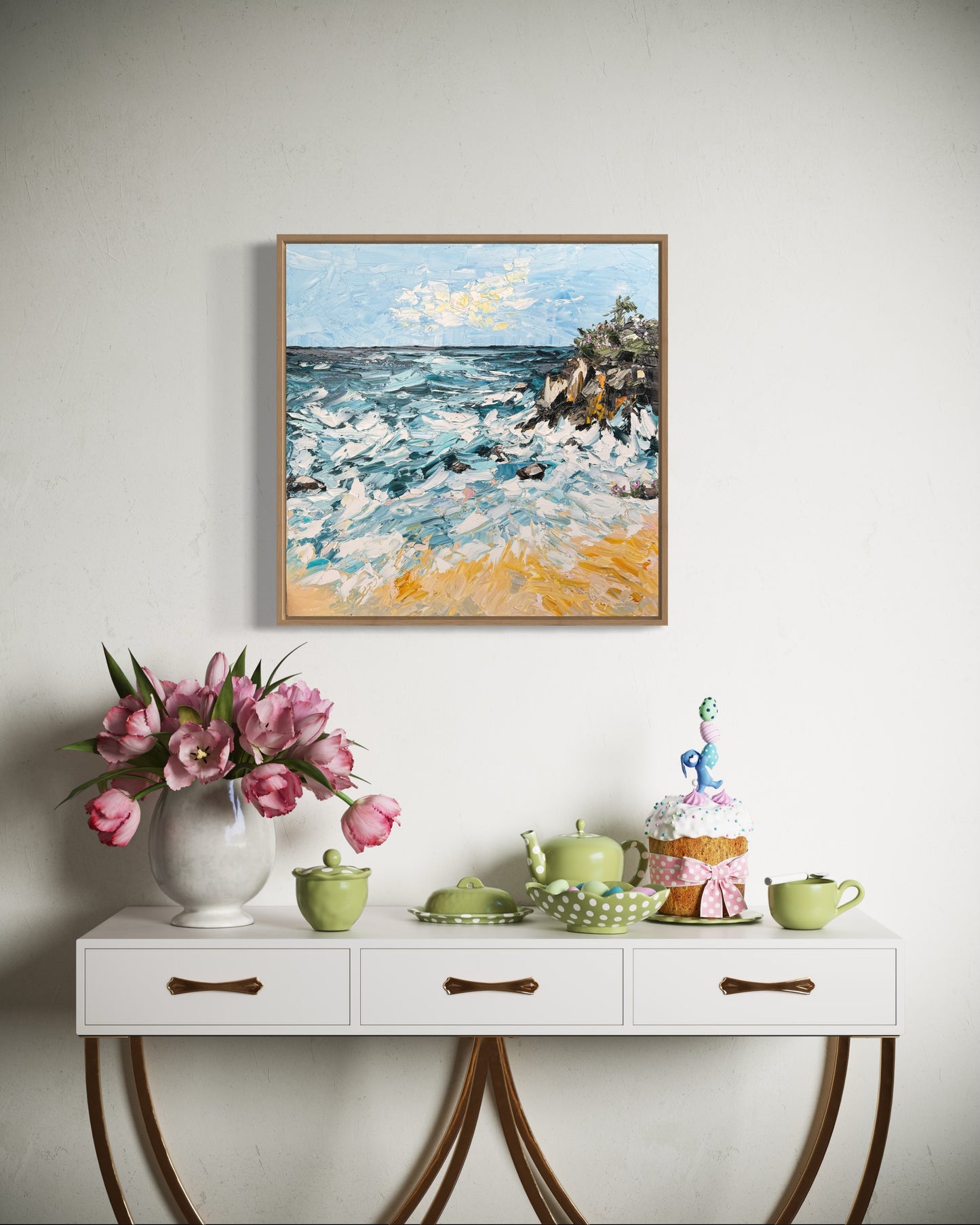 The shore