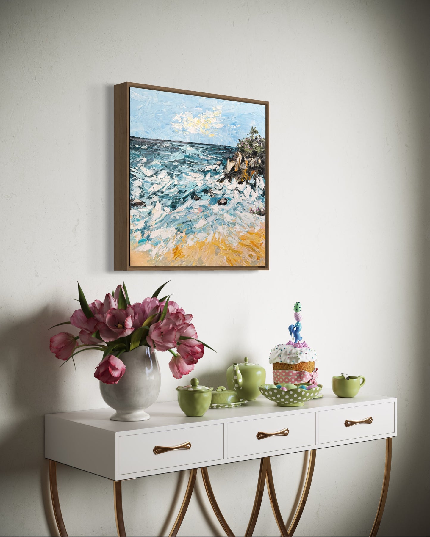 The shore
