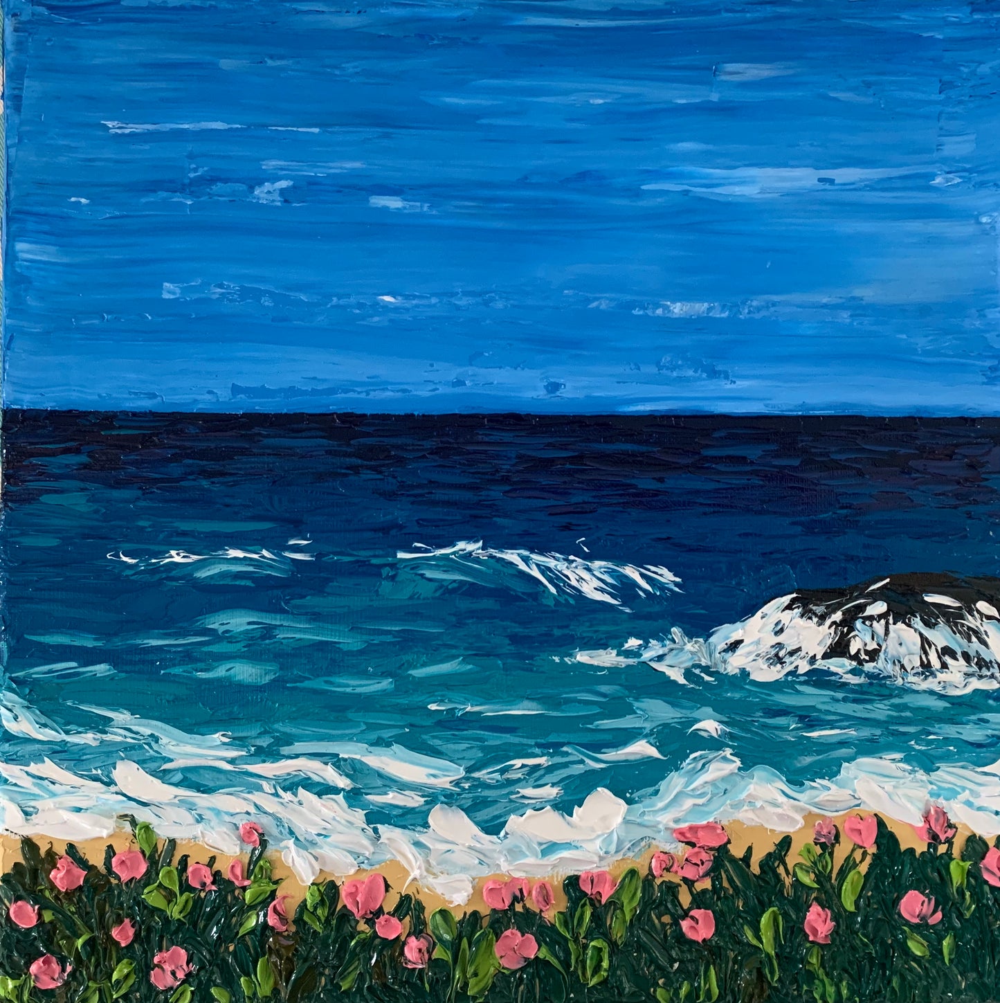 Where blue meets pink