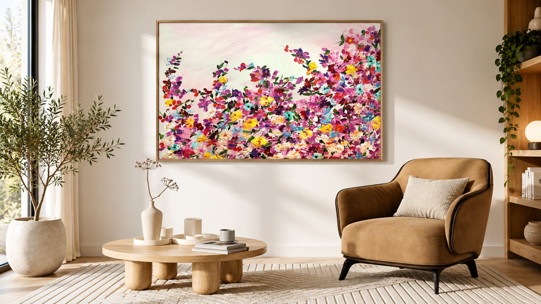 How to Choose Artwork for Your Living Room: Size, Colour & Placement Guide