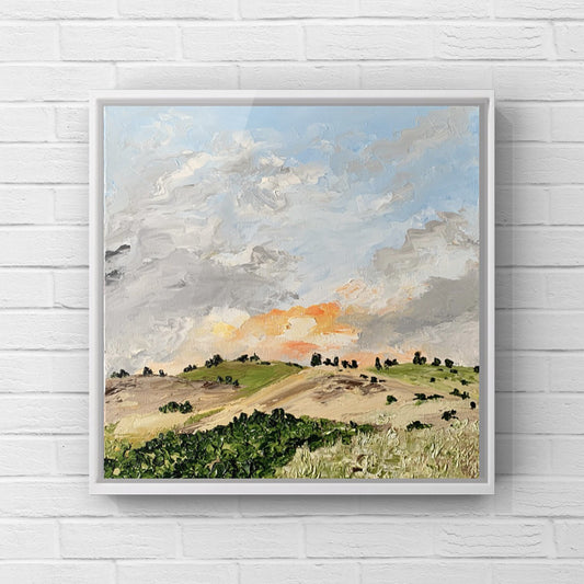 Sunset at the countryside