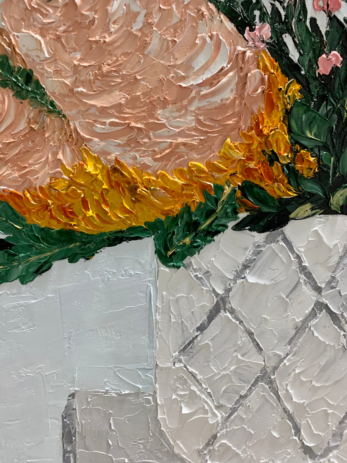 Dried Banksia in vase