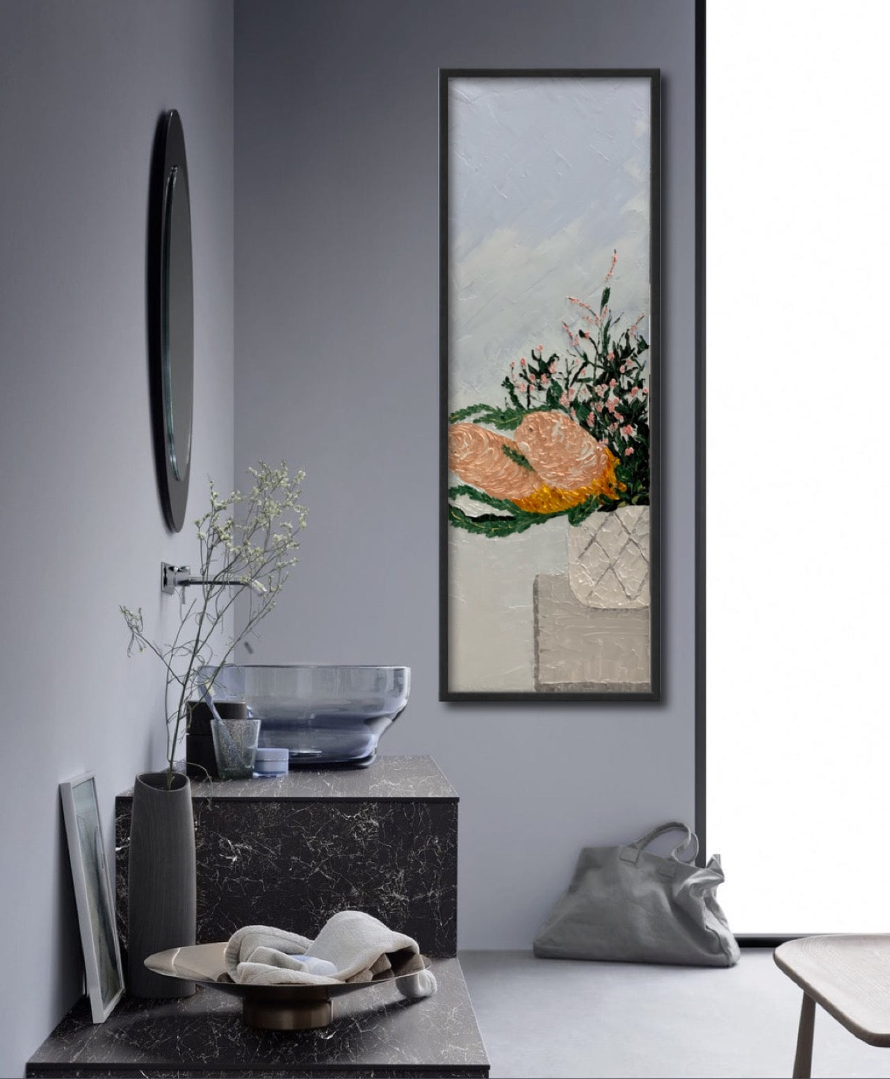 Dried Banksia in vase